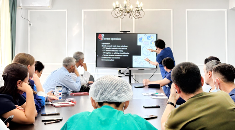 현지 의료진 대상 임상 강의 진행